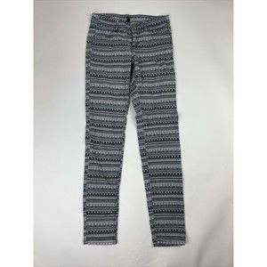 H&M Printed Skinny Pants - Size 4 - Trendy Fashion, Excellent Condition